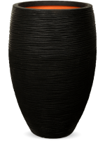 Nature Rib Vaas elegant deluxe zwart 39x60cm